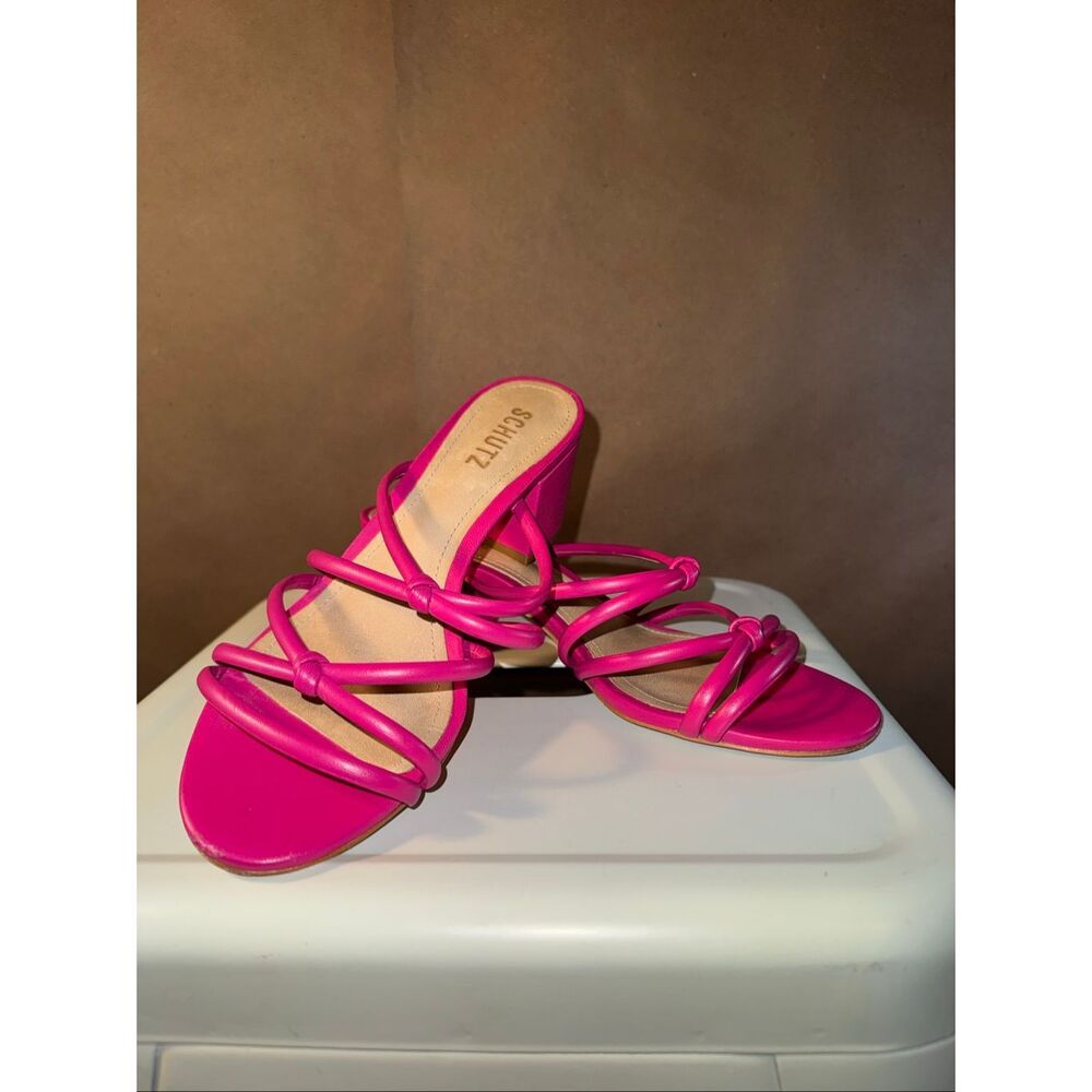 Schultz Pink Heeled Sandals *note